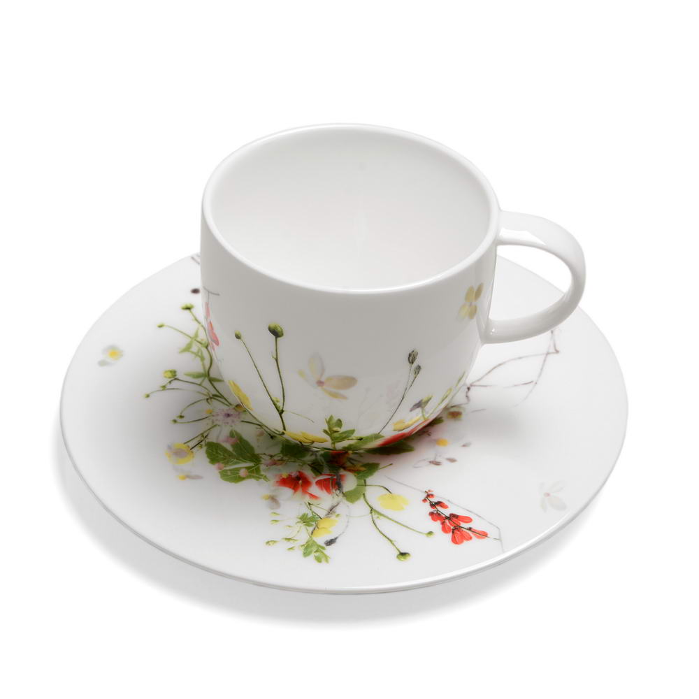 FLEUR SAUVAGES - TAZA CAFE C/PLATO 14741/42, ROSENTHAL