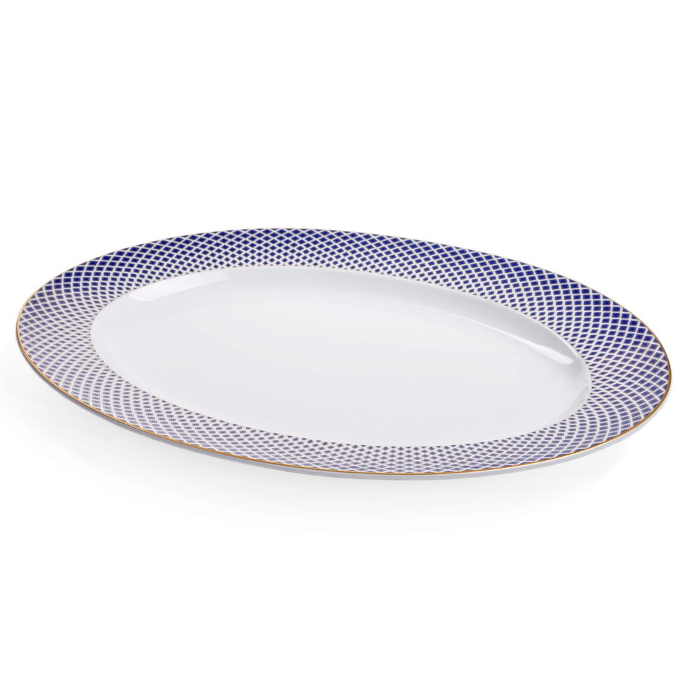 FRANCIS CARRE - AZUL FUENTE OVAL 40CM 12740, ROSENTHAL