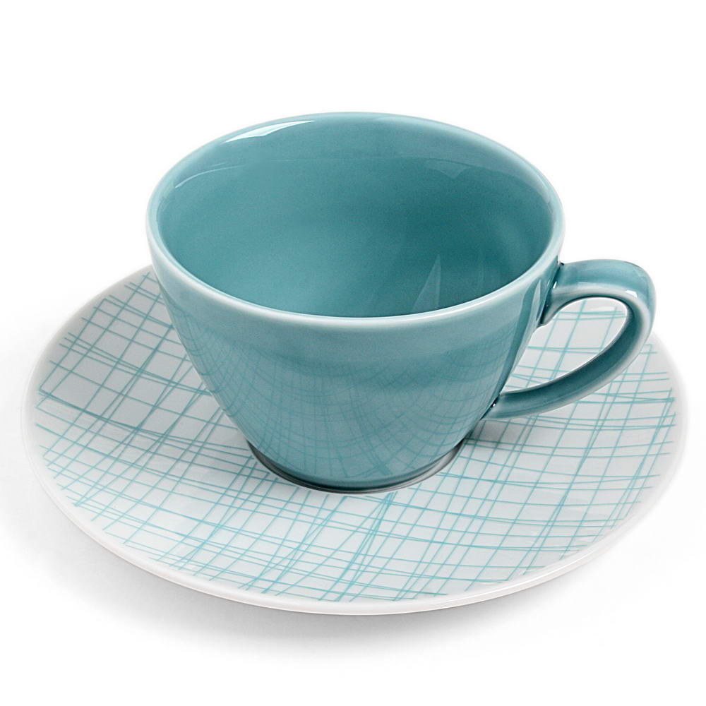 MESH AQUA - TAZA TE C/PL 14641/14642, ROSENTHAL