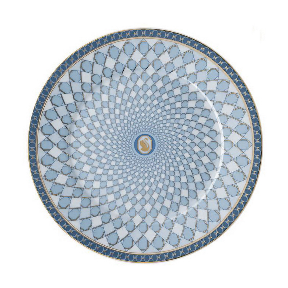 SWAROVSKI - PLATO 18CM BLUE, 10218, ROSENTHAL