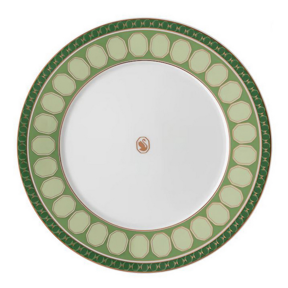 SWAROVSKI - PLATO POSTRE 23CM GREEN, 10223,ROSENTHAL