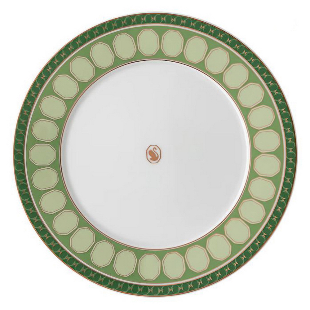 SWAROVSKI - PLATO 24CM GREEN, 10324,ROSENTHAL