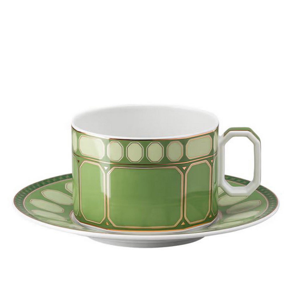 SWAROVSKI - TAZA TE C/PL GREEN, 14640,ROSENTHAL