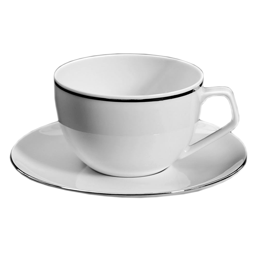 TAC PLATINO - TAZA CAFE C/PLATO 14716/17, ROSENTHAL