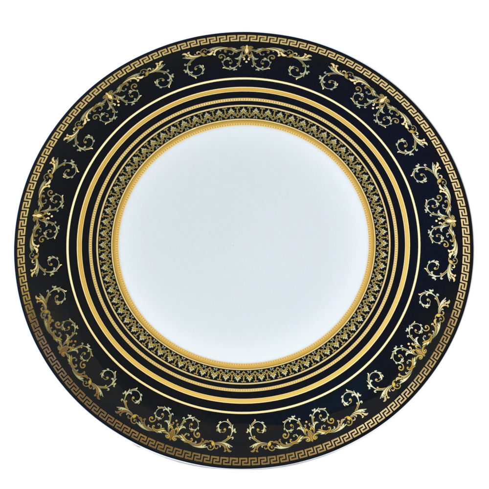 VERSACE VIRTUS - GALA NEGRO PLATO 28CM, 10229,  ROSENTHAL