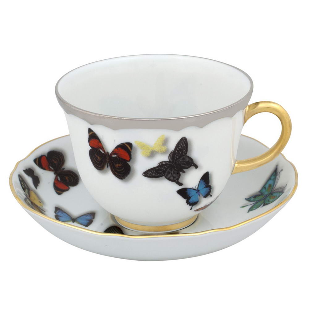 BUTTERFLY - TAZA TE C/PLATO 21117741, VISTA ALEGRE