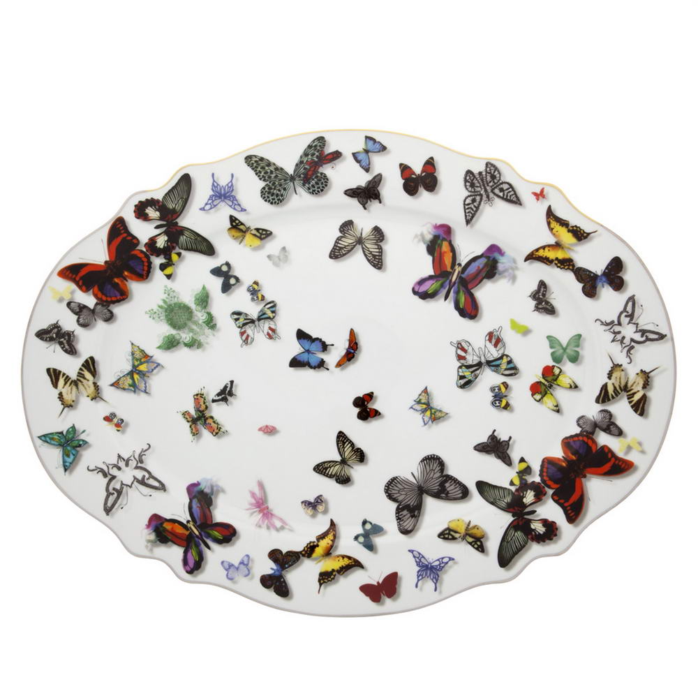 BUTTERFLY - FUENTE OVAL 42 CM 21117738, VISTA ALEGRE