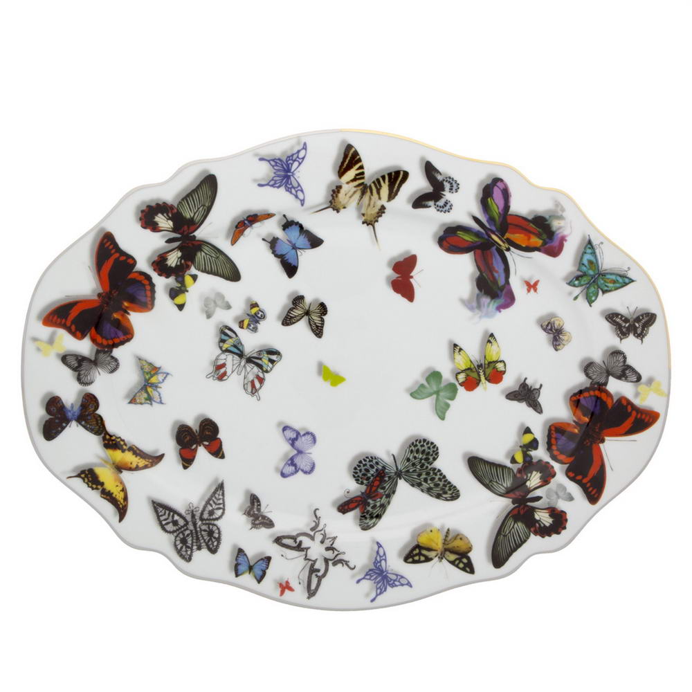 BUTTERFLY - FUENTE OVAL 35CM 21117739, VISTA ALEGRE