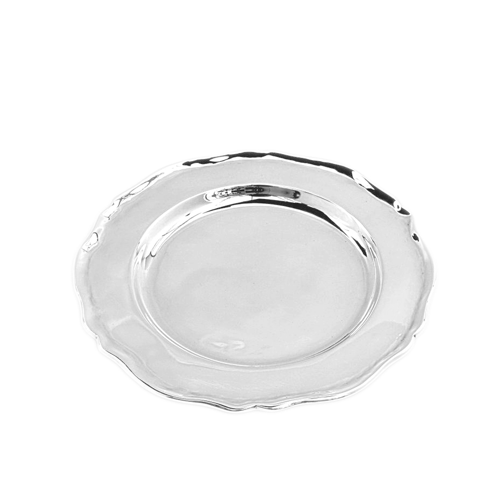 PLATOS Y FUENTES - PLATO PLATA 15CM