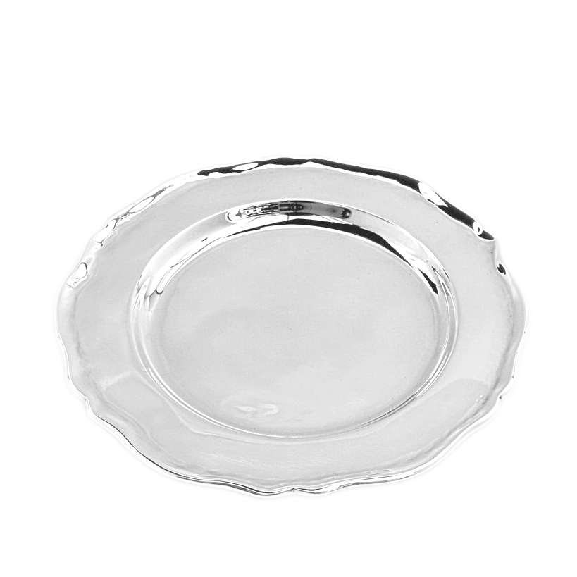 PLATOS Y FUENTES - PLATO PLATA 17CM