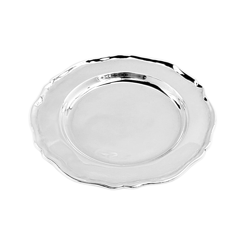 PLATOS Y FUENTES - PLATO PLATA 19CM