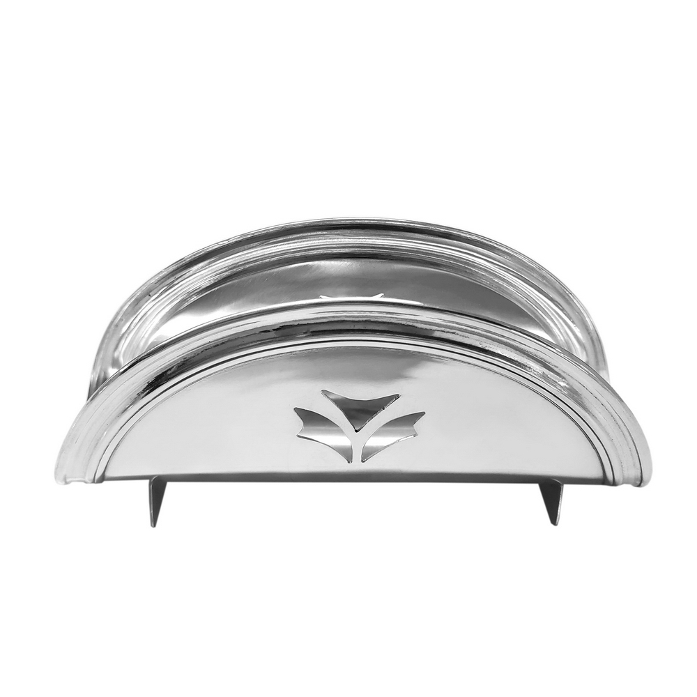 ARTICULOS DE MESA - SERVILLETERO OXFORD CALADO PLATA