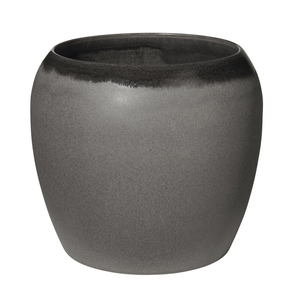 ADORNOS, MACETEROS - BRUNA MACETERO CHARCOAL 22CM, 65056245,ASA SELECTION