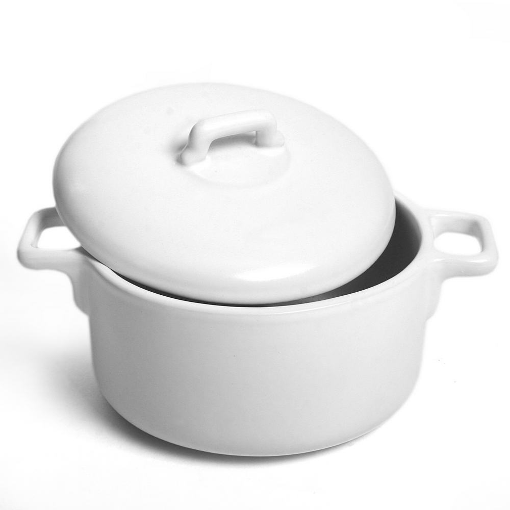 COCINA - COCOTTE OLLA C/TAPA BLANCO 12CM 25575036, ASA SELECTION