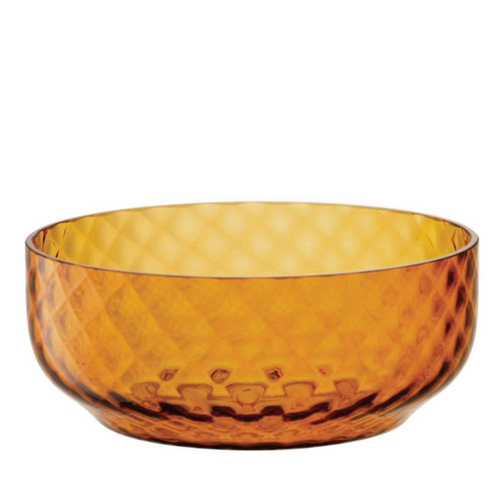 DAPPLE BOWL SUN AMBER 22.5CM, G1754-22-131,LSA