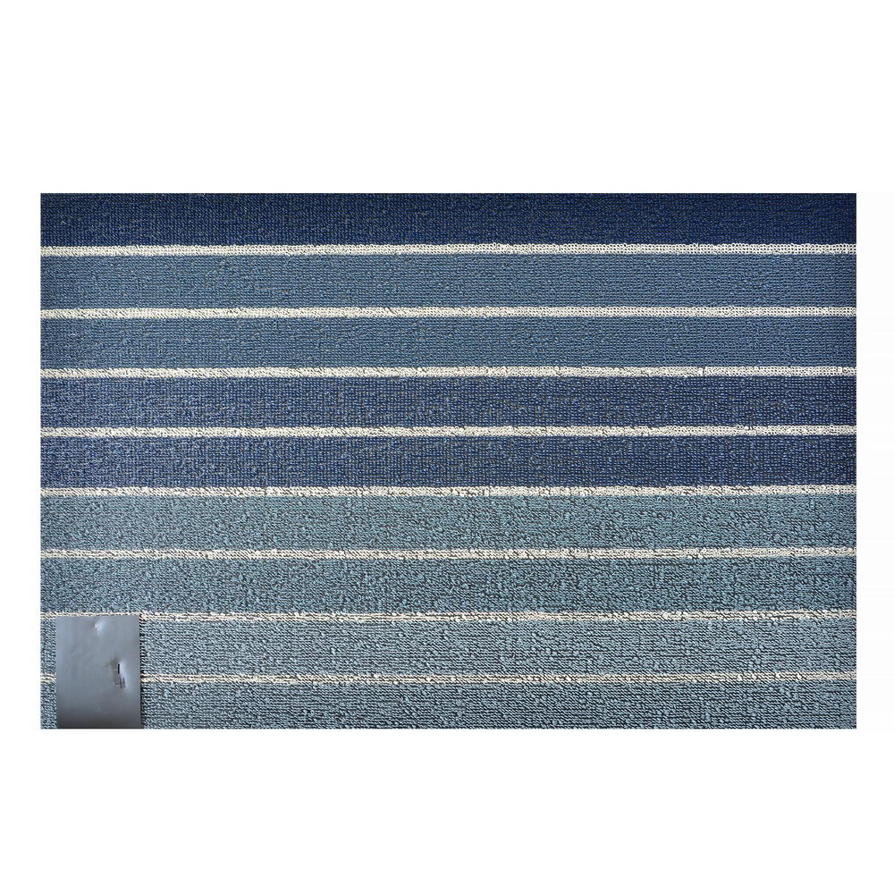 BLOCK STRIPE DEMIN PISO 18*28CM 200498-002, CHILEWICH