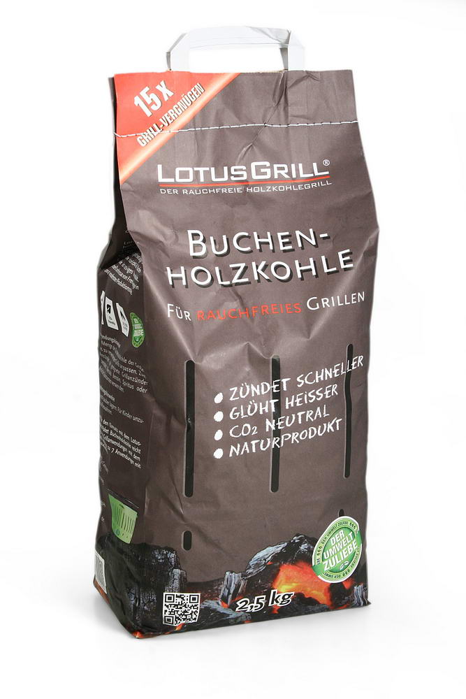 CARBON Y GEL - BEECH CARBON 2.5 KG LK-2500, LOTUSGRILL