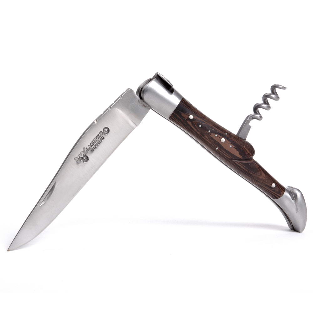 CUCHILLAS - WENGE CUCHILLO / SACACORCHO 11CM L0311WEI/SSB1, LAGUIOLE