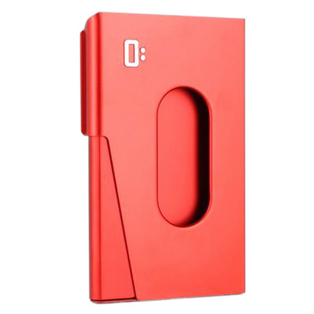 TARJETERO ROJO ONE TOUCH, OGON DESIGNS