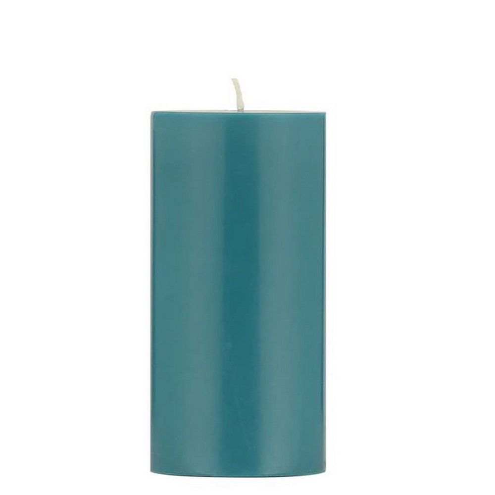 PILLAR VELA 15CM PETROL BLUE, BCS403,DESIGNED IN COLOUR