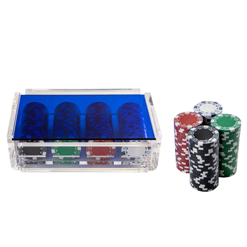 LA FICHA BLUE SET CHIP, LF106,LUXE DOMINOES