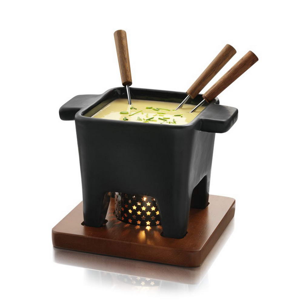 SET DE FONDUE NEGRO 400GR 853529, BOSKA