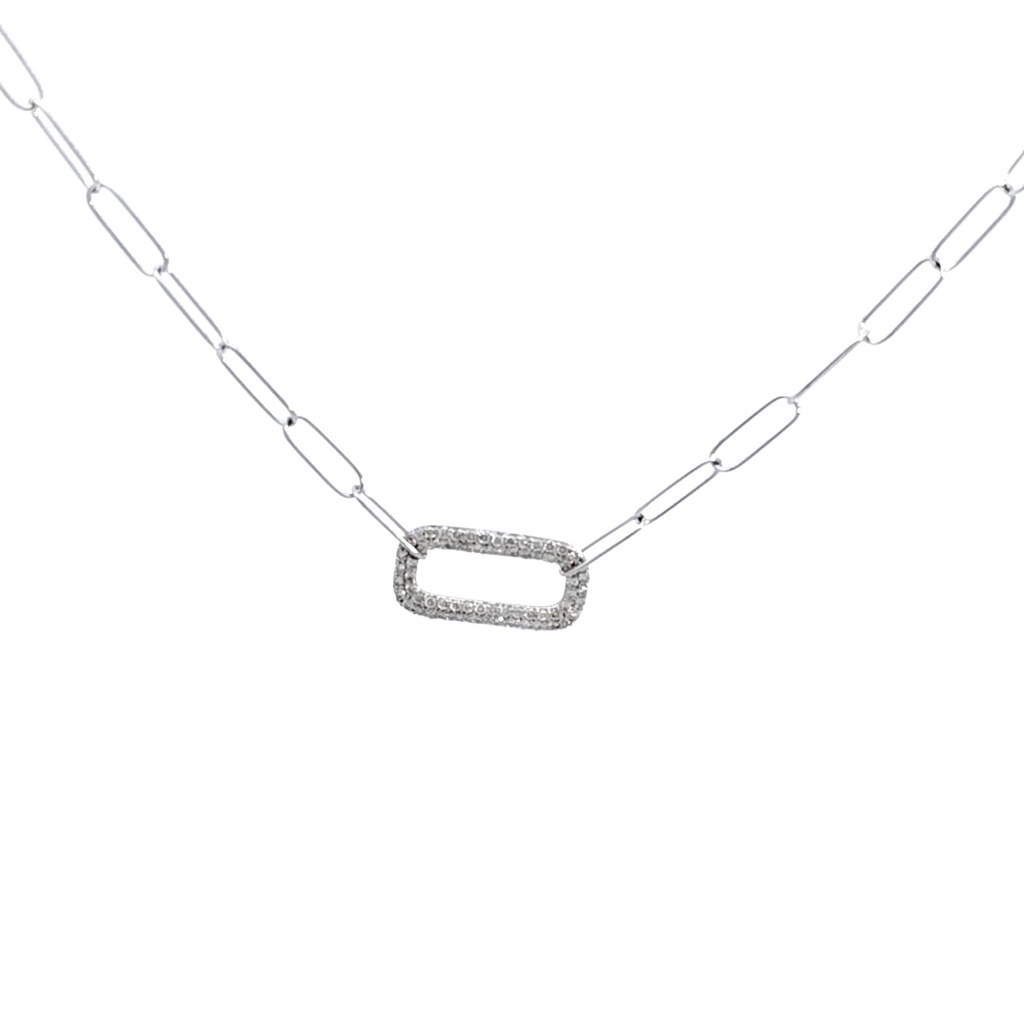 COLLAR R, UHK-0097N, K18PG,UNIGOLD