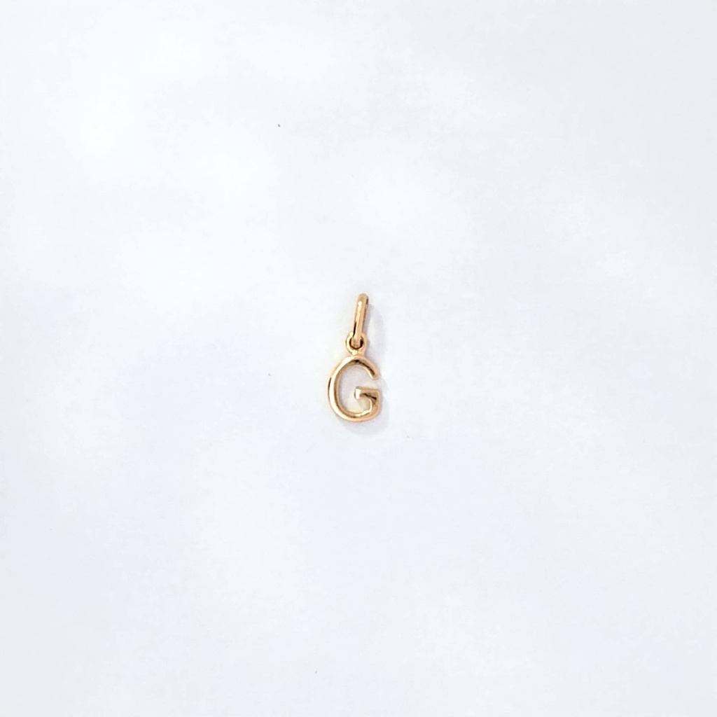 Dije A letra G, 0.62 GR, NPP