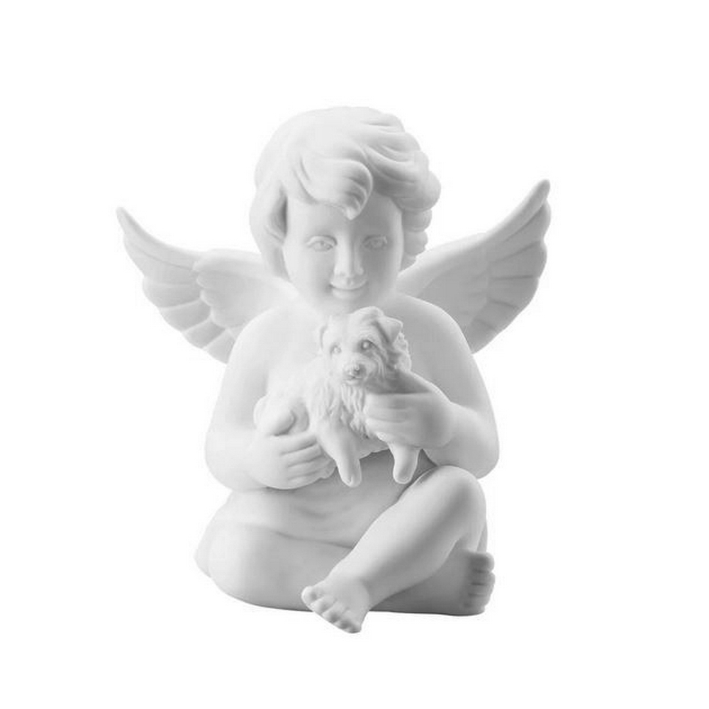 ANGEL C/PERRO 10 CM 90522/10, ROSENTHAL