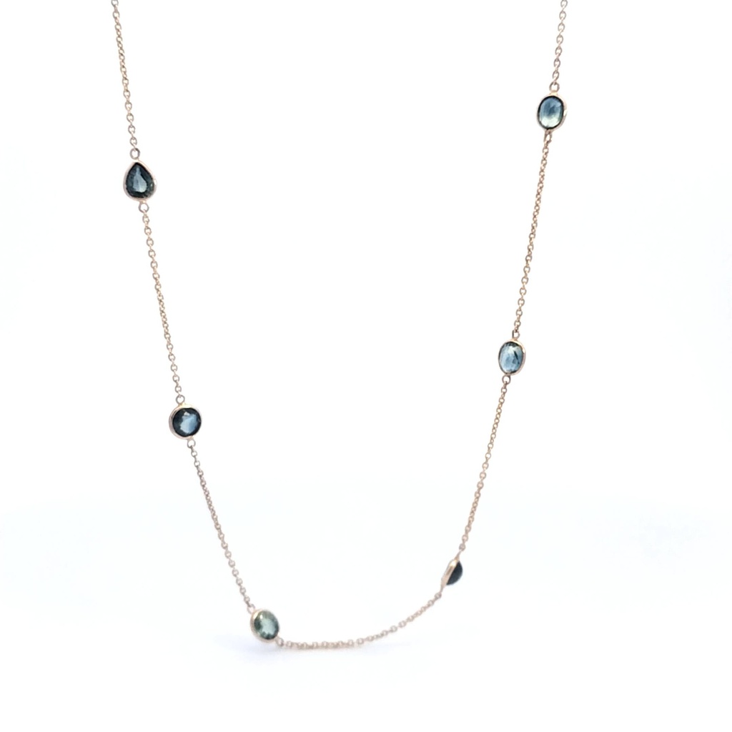 COLLAR A,ZAF AZUL OVAL,KMC1753,PRENZO