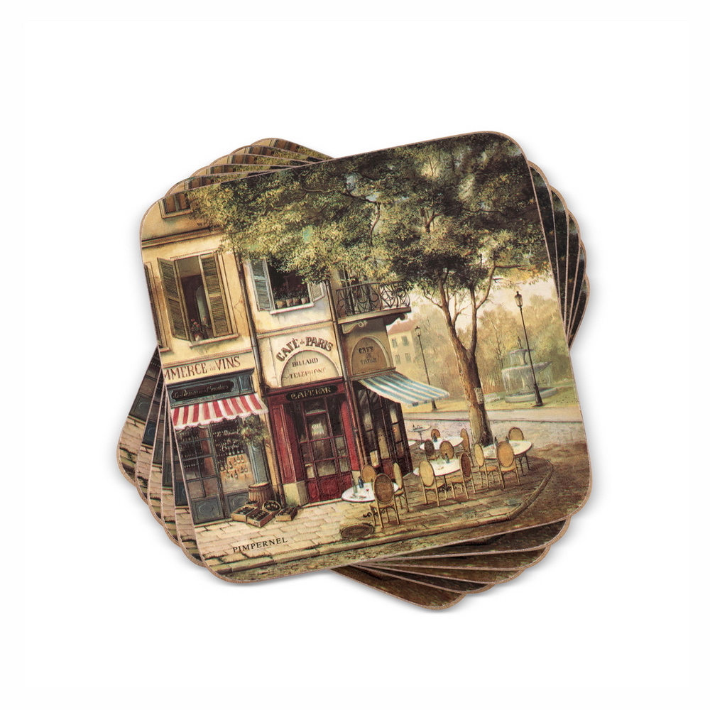 PARISIAN SCENE POSAVASOS X6 PZS 263423, PORTMEIRION