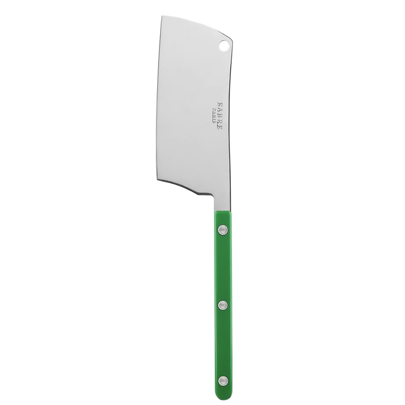 1BISTROT SOLID,CUCHILLO DE QUESO SUAV/SEMIDURO GARDEN GREEN,SABRE