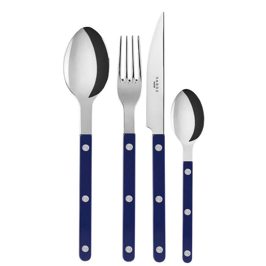 1BISTROT SOLID,CUBIERTOS SET X 24 NAVY BLUE,SABRE