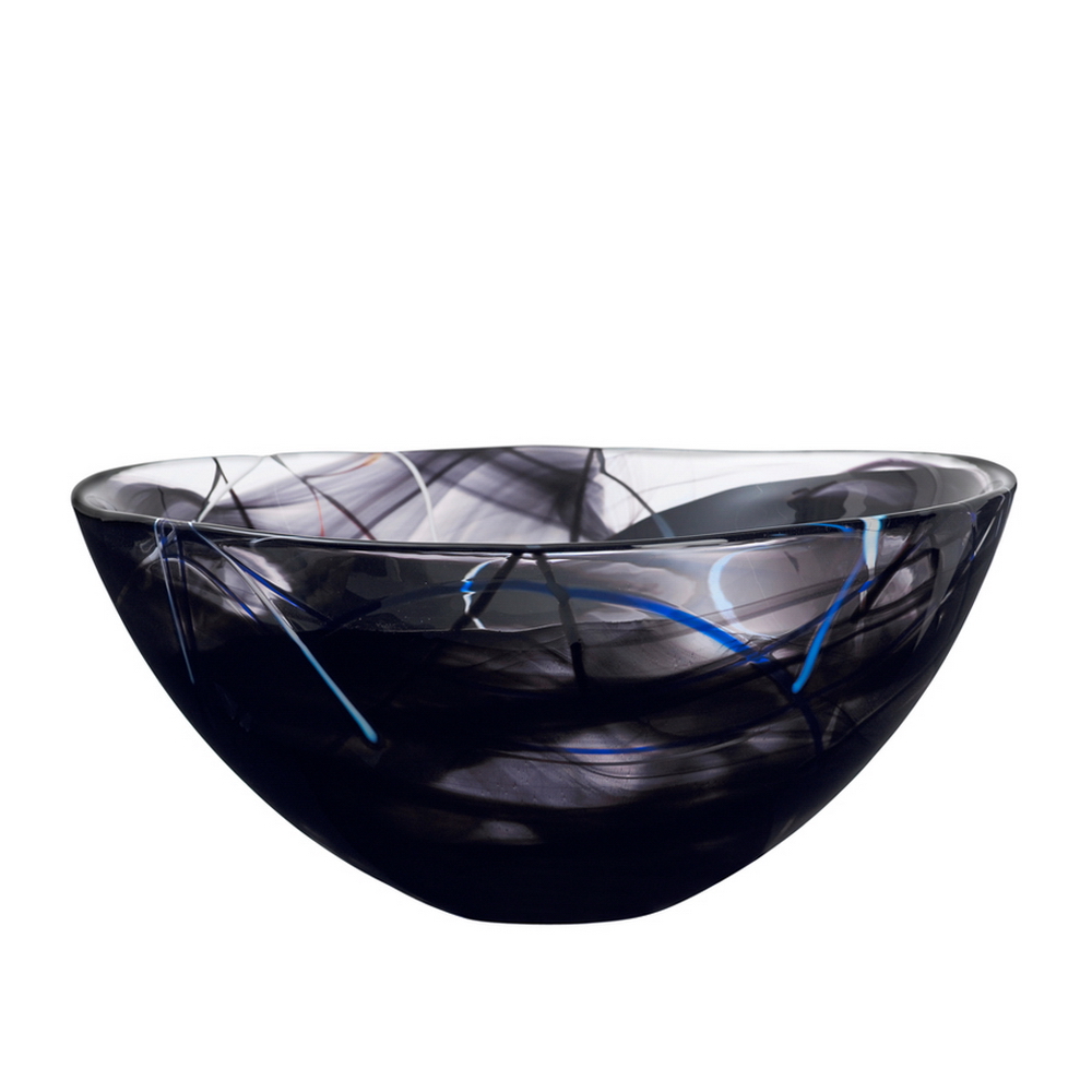 CONTRAST BOWL NEGRO,7050452,KOSTA BODA