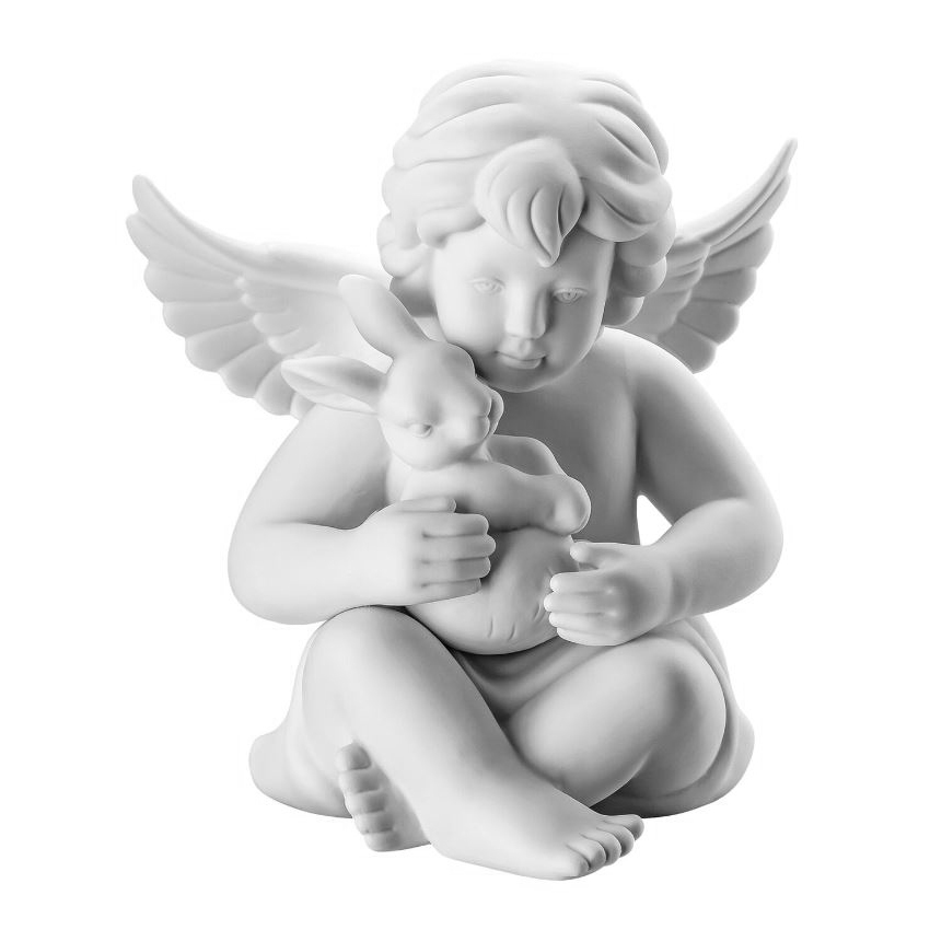 ANGEL C/ CONEJO 14CM,90531,ROSENTHAL