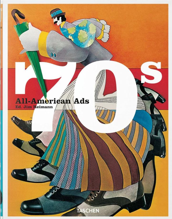 MODA - ALL-AMERICAN ADS OF THE 70S,TA1514,NEW MAGS