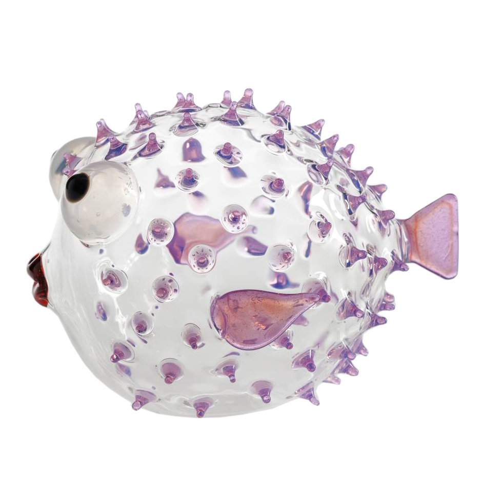 ADORNO - PUFFERFISH DECORATIVE PINK,IT647,LUNARDON