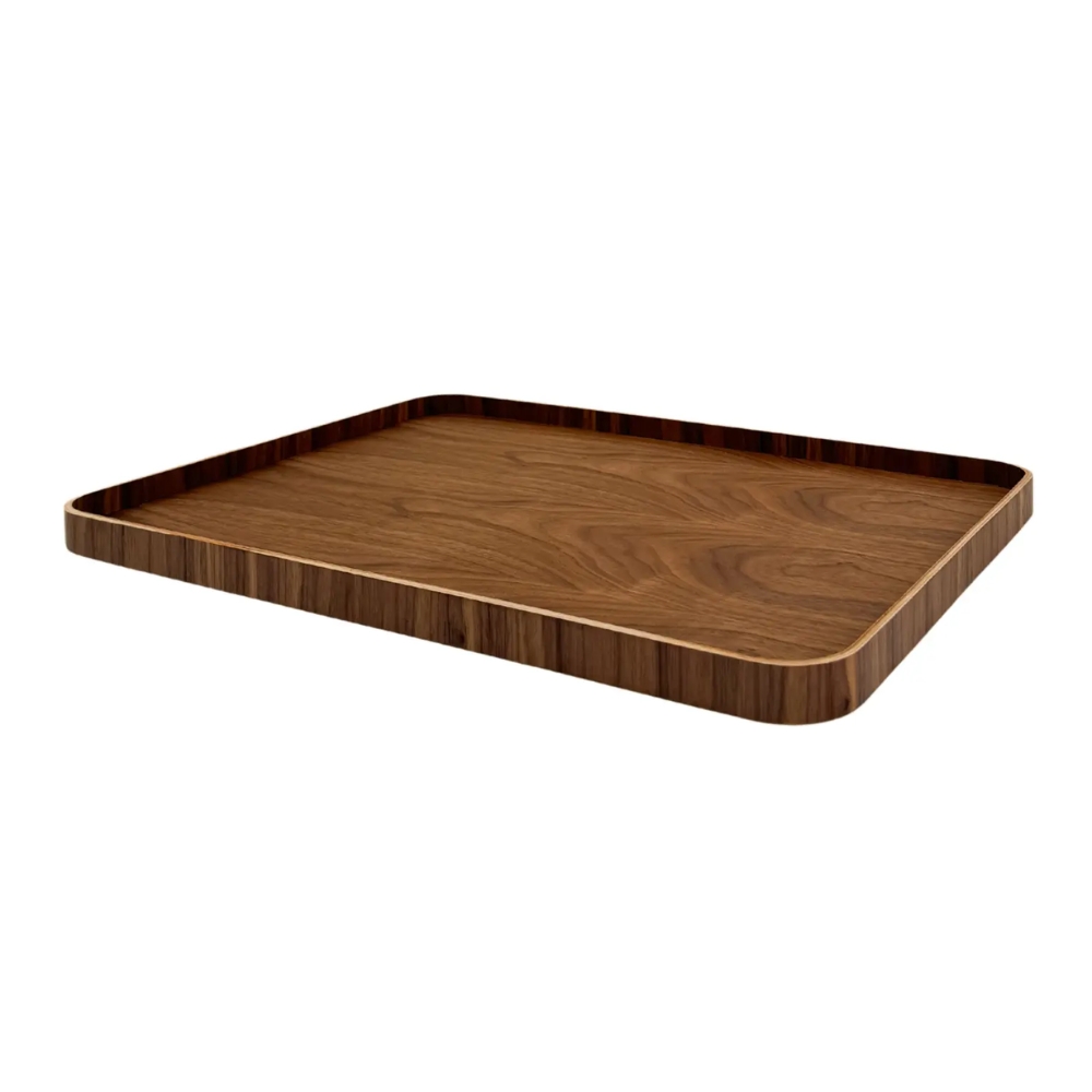 SERVE AZAFATE RECT 60x46 WALNUT ,XLBA18507-36 , XLBOOM