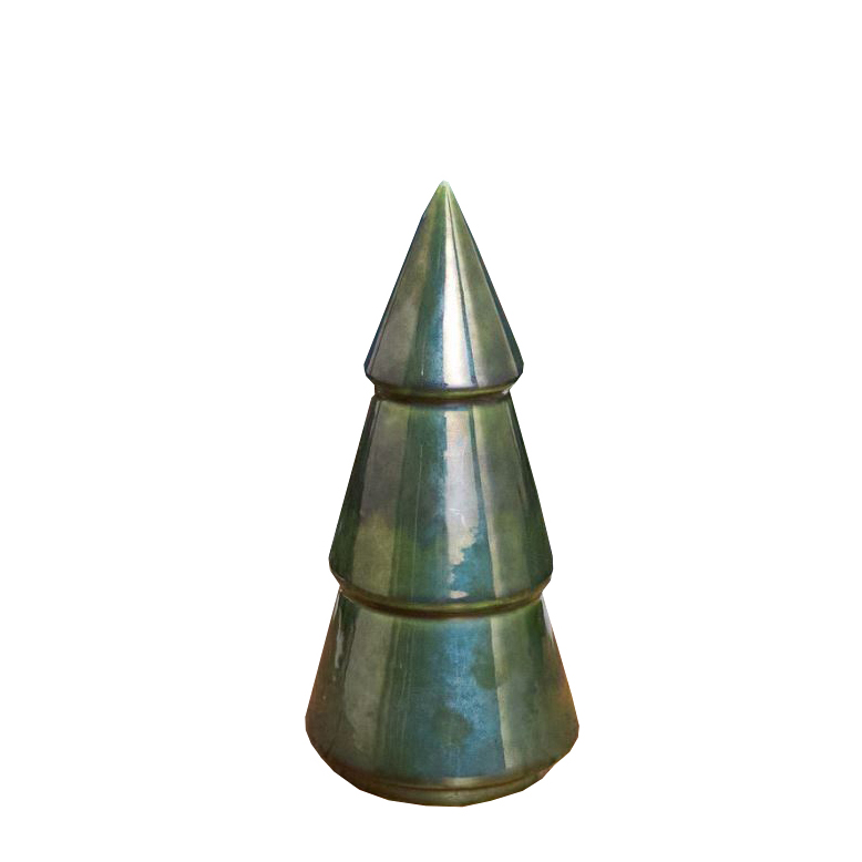 ARBOL GREEN METALLIC 4",CERAMICA,670-2002,BE HOME