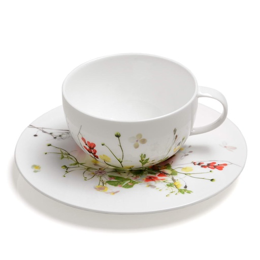 [1010010015] FLEUR SAUVAGES - TAZA TE C/PLATO 14676/77, 14676/77, ROSENTHAL