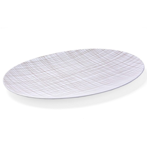 [1010220002] MESH NOGAL - FUENTE OVAL 42CM 12742, 12742, ROSENTHAL