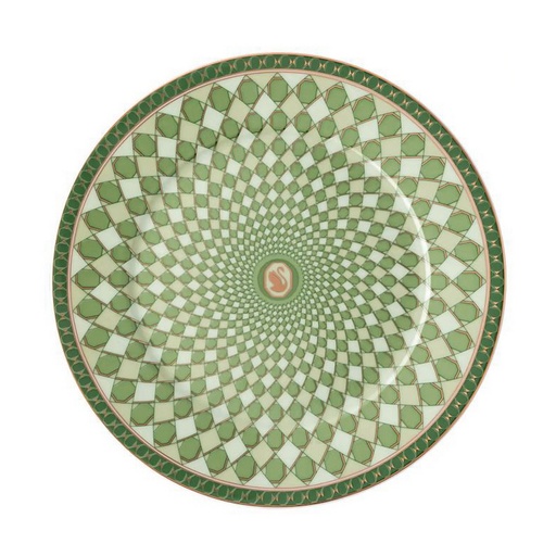 [1010240022] SWAROVSKI - PLATO PAN 18CM GREEN, 10218, 10218, ROSENTHAL