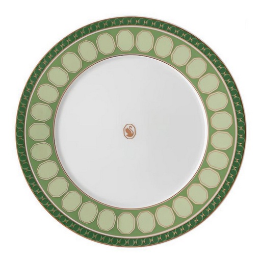 [1010240024] SWAROVSKI - PLATO POSTRE 23CM GREEN, 10223, 10223, ROSENTHAL