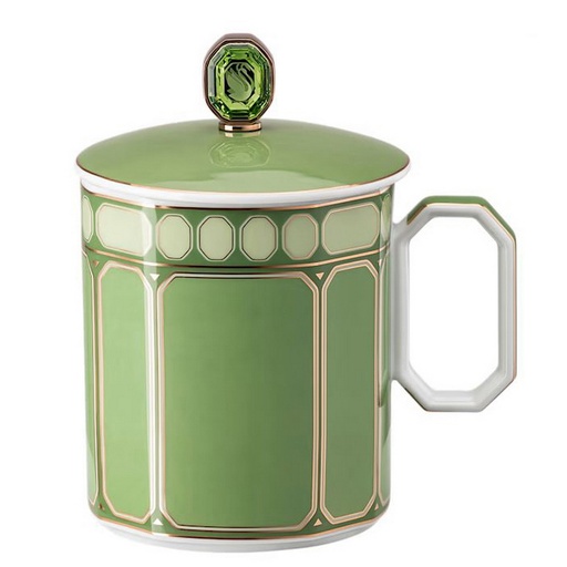 [1010240028] SWAROVSKI - TAZA C/ ASA GREEN, 15482, 15482, ROSENTHAL