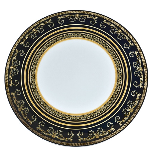 [1010350005] VERSACE VIRTUS - GALA NEGRO PLATO 28CM, 10229, 10229, ROSENTHAL