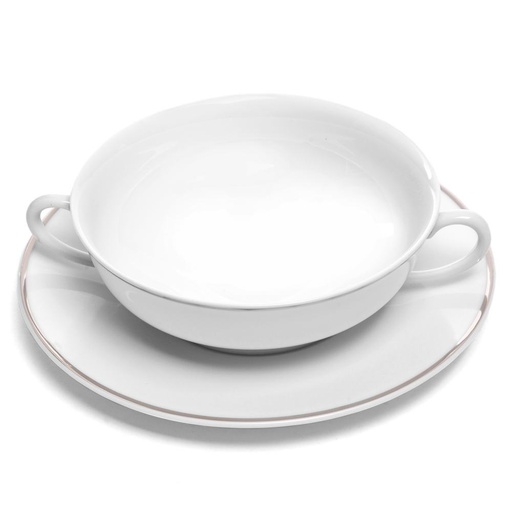 [1010410018] FILET PLATINE - TAZA CONSOME C/.PL 018659, 018659, DESHOULIERES