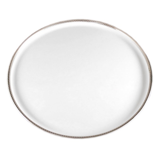 [1010450014] LAURIER PLATINO - PLATO TORTA 31CM. , P DESHOULIERES