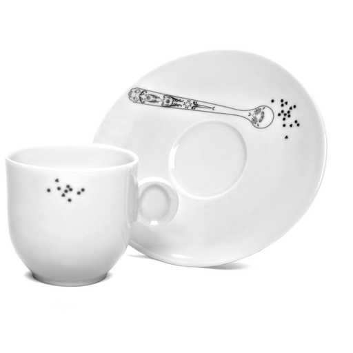 [1010470007] PAPILLES -  TAZA CAFE C/PL 7389, 7389, P DESHOULIERES