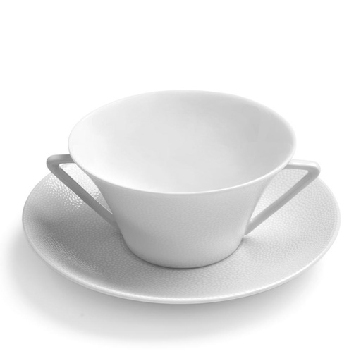 [1010490014] SEYCHELLES BLANCO - TAZA CONSOME C/.PLATO 011382, 011382, DESHOULIERES