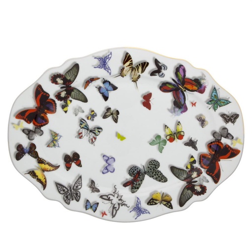 [1010540007] BUTTERFLY - FUENTE OVAL 35CM 21117739, 21117739, VISTA ALEGRE